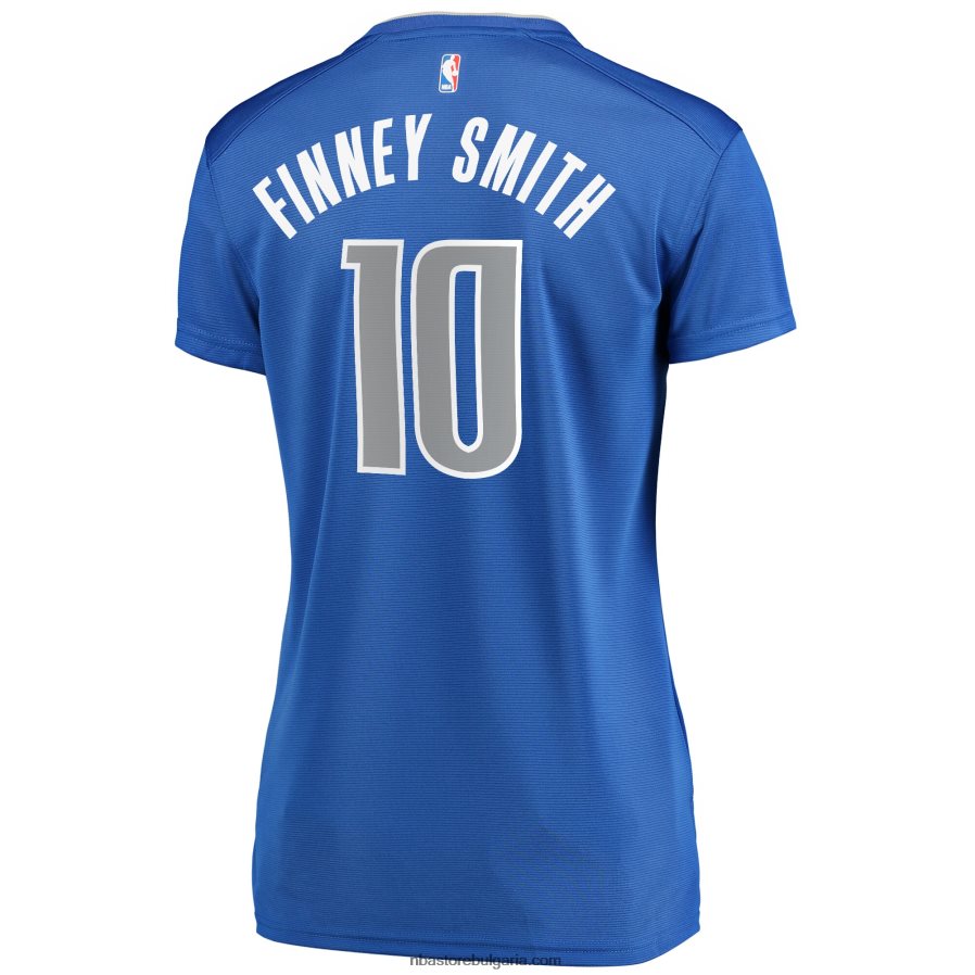 NBA JZ8F0213258 dalas mavericks dorian finney-smith blue fast break replica фланелка на играч