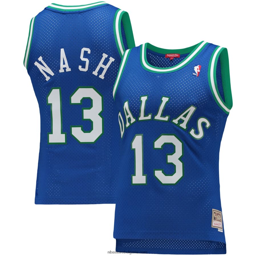 NBA JZ8F029705 dalas mavericks steve nash mitchell & ness blue hardwood classics swingman фланелка