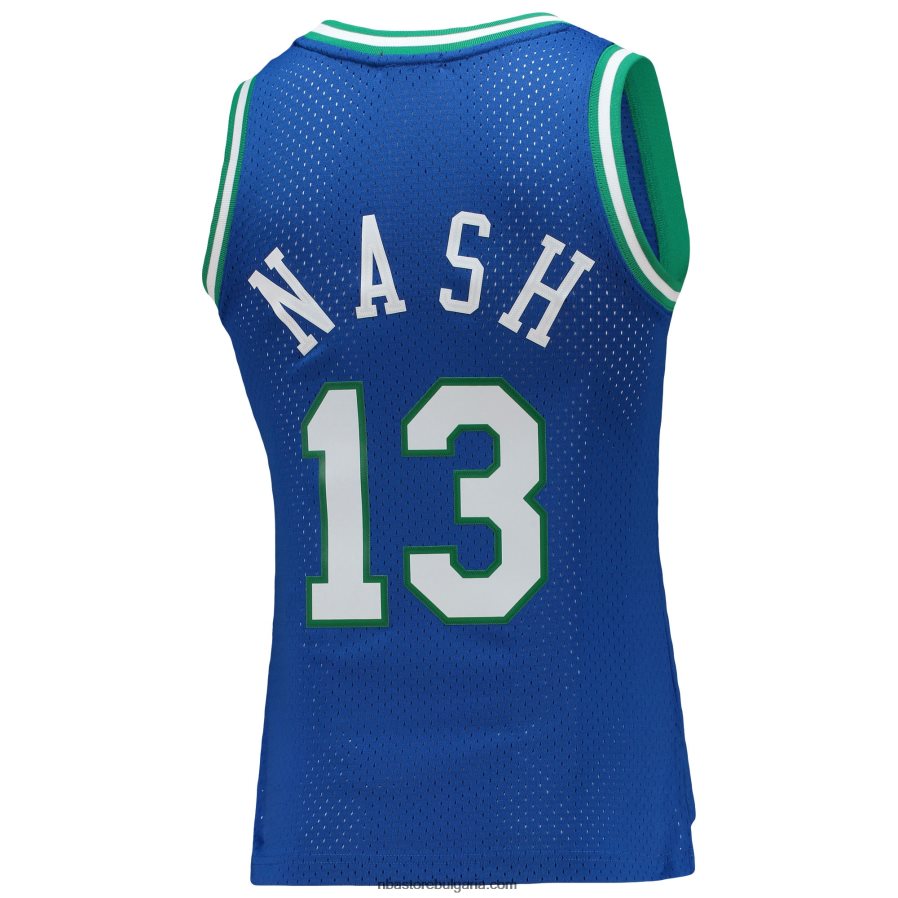 NBA JZ8F029705 dalas mavericks steve nash mitchell & ness blue hardwood classics swingman фланелка