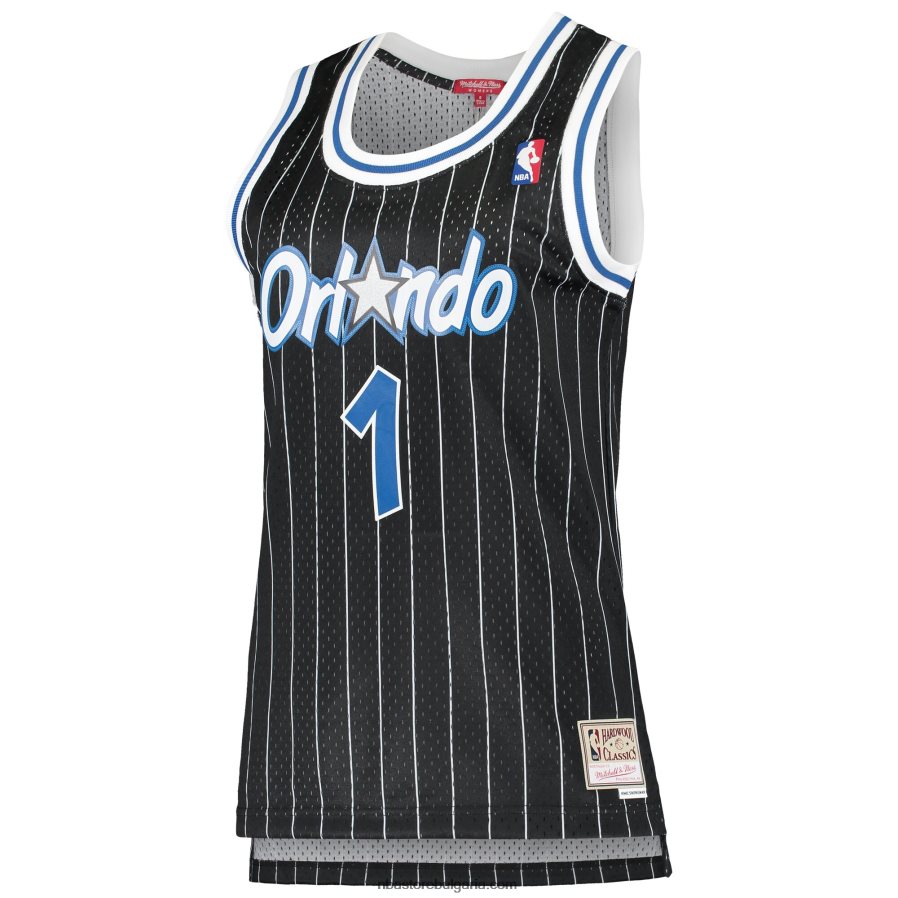 NBA JZ8F0210261 orlando magic penny hardaway mitchell & ness black hardwood classics swingman фланелка