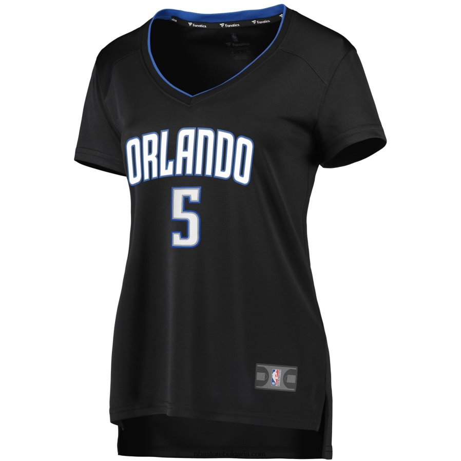 NBA JZ8F0213471 orlando magic mohamed bamba black 2019 fast break реплика на фланелка на играч