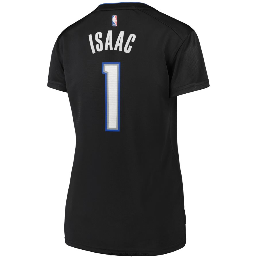NBA JZ8F0213650 orlando magic jonathan isaac black 2019 fast break копие на фланелка на играч
