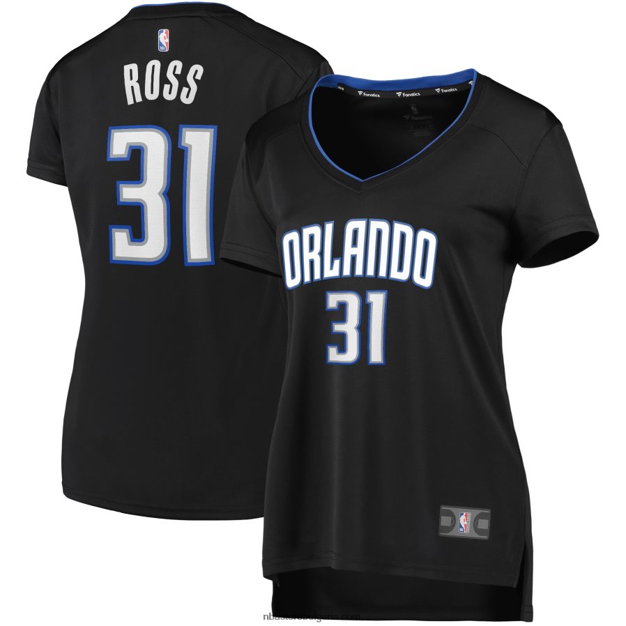 NBA JZ8F0213821 orlando magic terrence ross black fast break road player фланелка