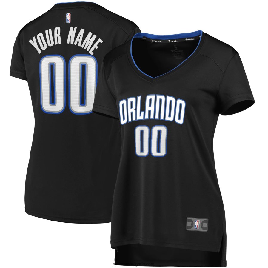 NBA JZ8F029869 orlando magic black 2019 fast break реплика по поръчка