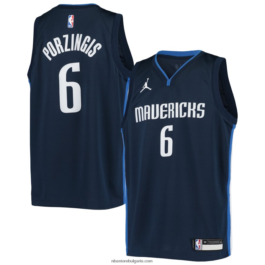NBA JZ8F0217866 dallas mavericks kristaps porzingis jordan brand swingman фланелка на играч