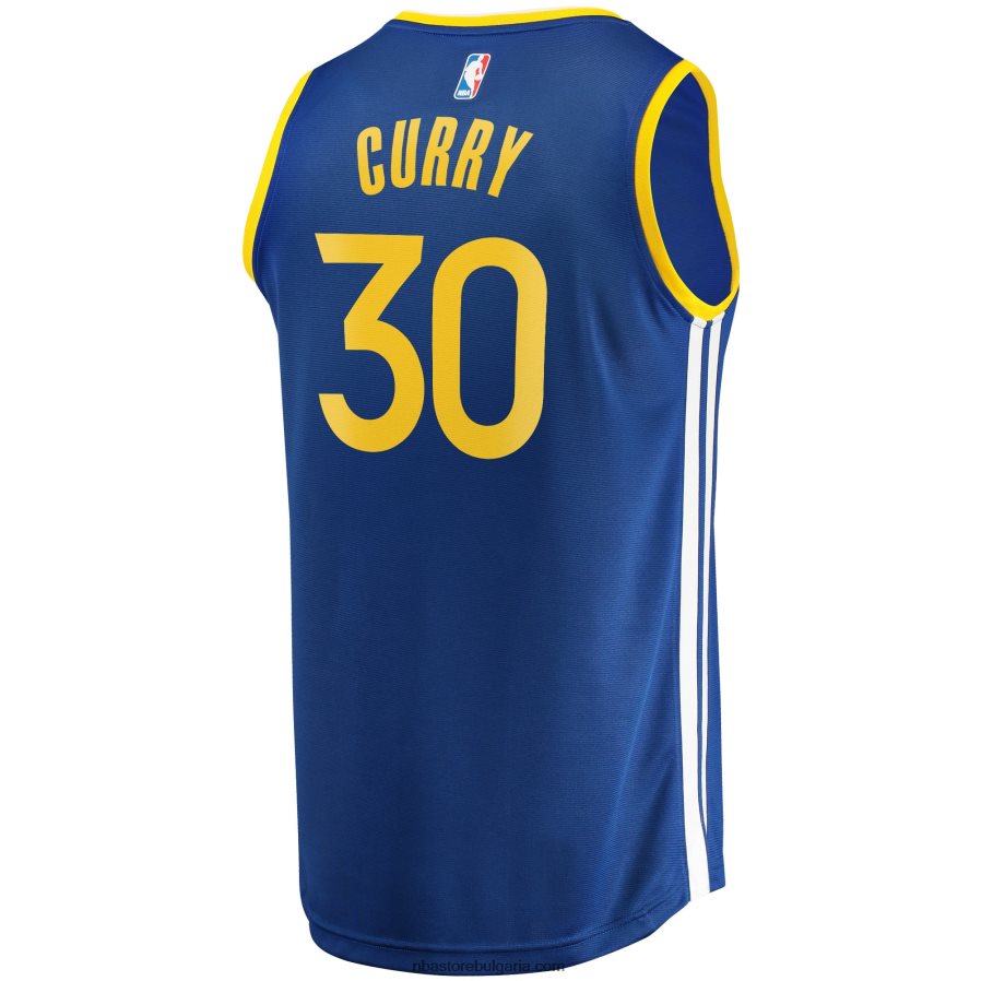 NBA JZ8F0216700 golden state warriors stephen curry royal fast break реплика на фланелка на играч