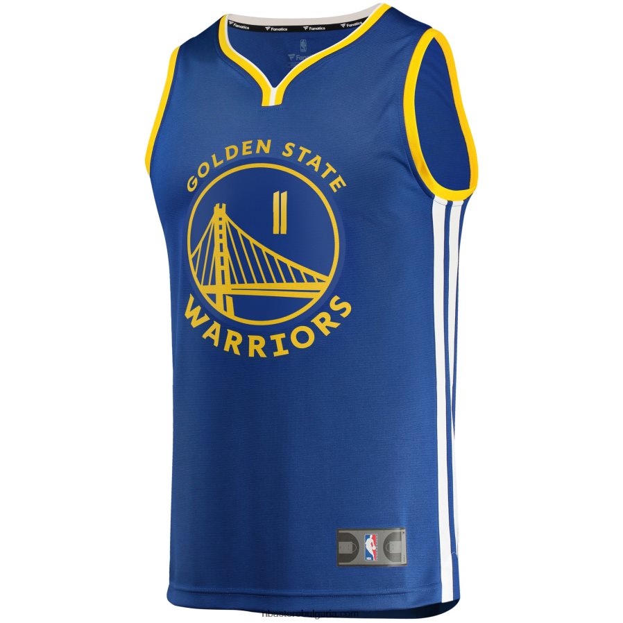 NBA JZ8F0218308 golden state warriors klay thompson royal fast break replica фланелка на играч