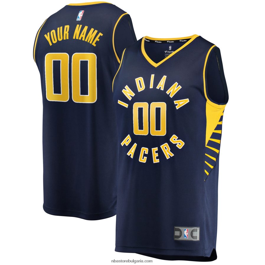 NBA JZ8F0216795 Индиана Пейсърс флотска фланелка за бърза почивка по поръчка