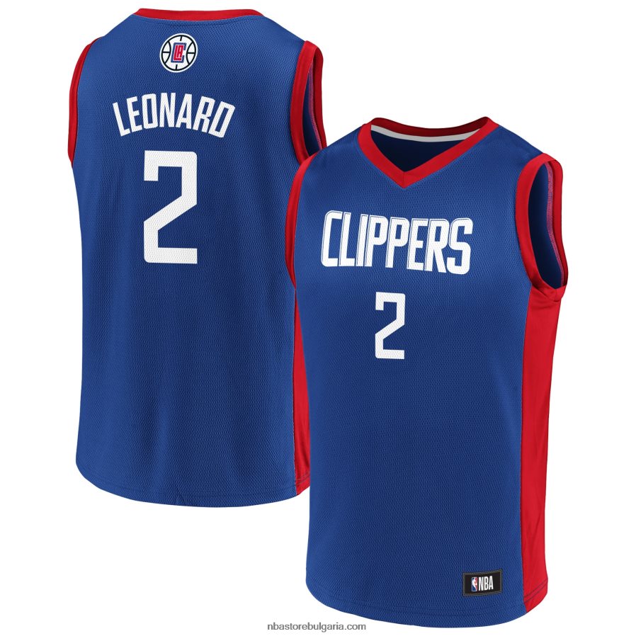 NBA JZ8F0216828 футболна фланелка на la clippers kawhi leonard royal
