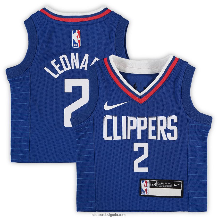 NBA JZ8F0217280 la clippers kawhi leonard nike royal jersey