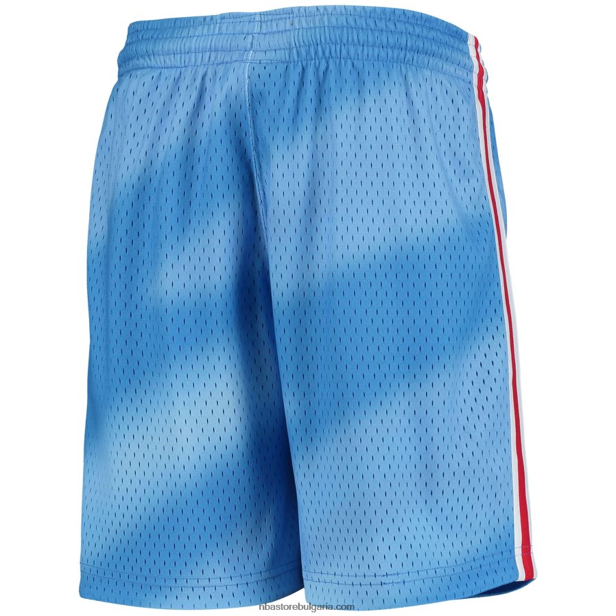 NBA JZ8F0218045 new jersey nets mitchell & ness blue hardwood classics swingman шорти