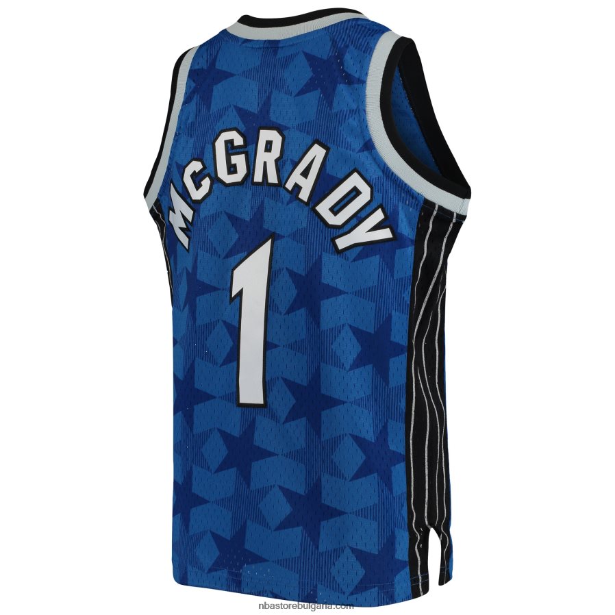 NBA JZ8F0216750 orlando magic tracy mcgrady mitchell & ness blue swingman фланелка