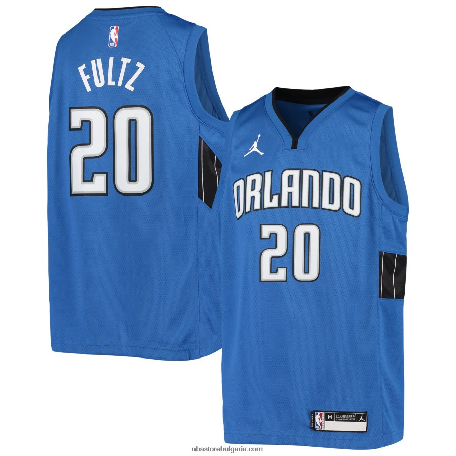 NBA JZ8F0217745 orlando magic markelle fultz jordan марка синя фланелка swingman