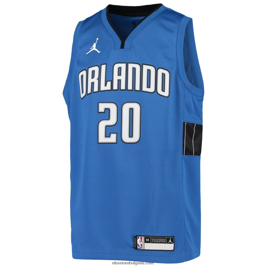 NBA JZ8F0217745 orlando magic markelle fultz jordan марка синя фланелка swingman