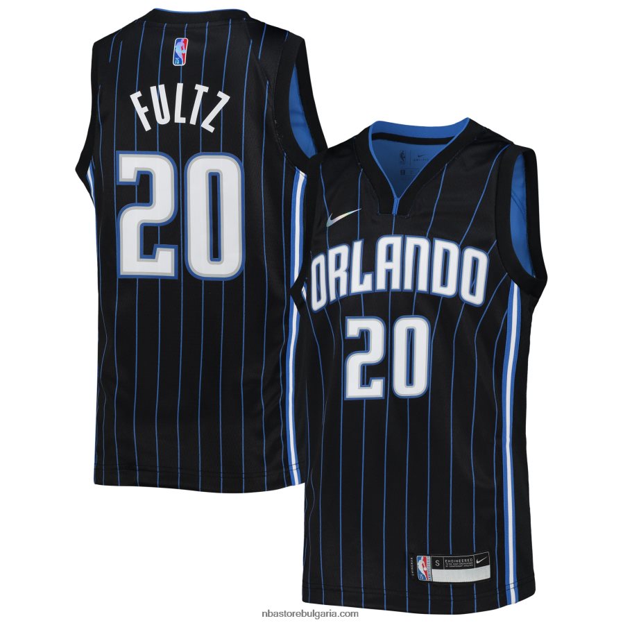 NBA JZ8F0217759 orlando magic markelle fultz тениска nike black diamond swingman