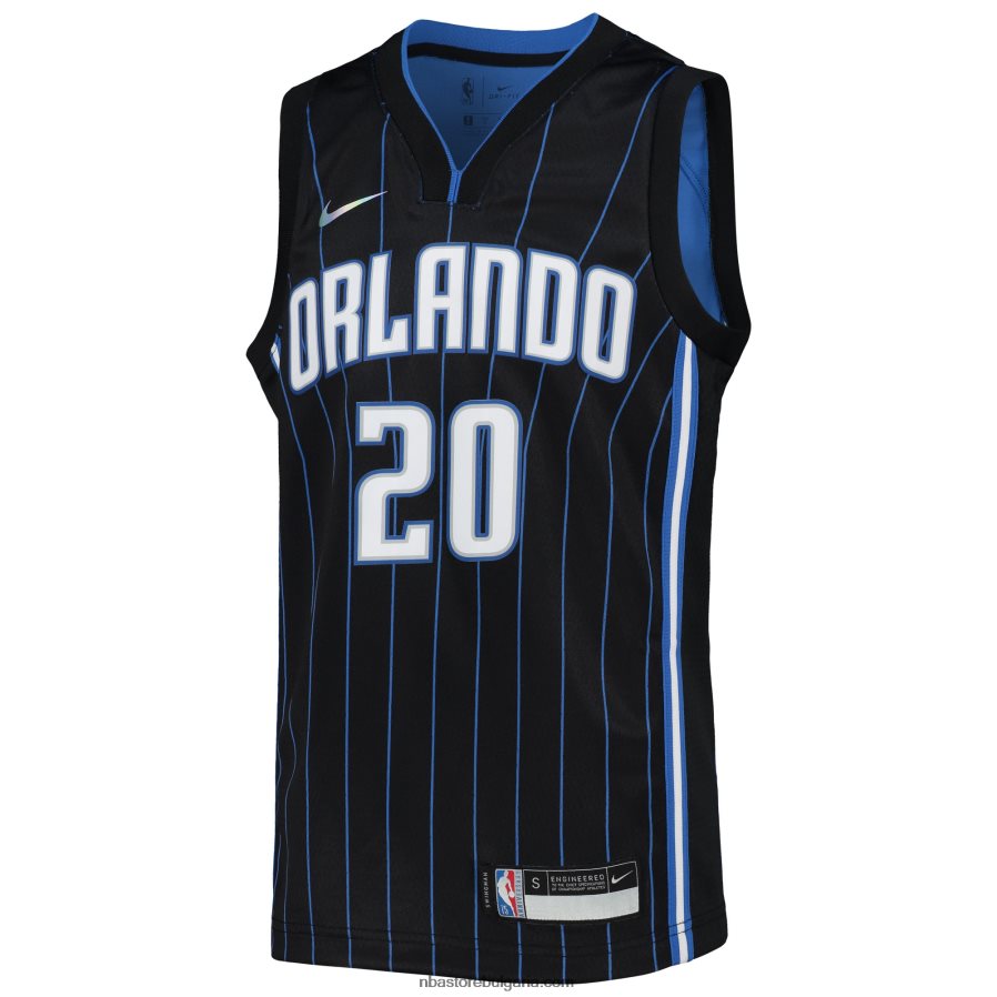 NBA JZ8F0217759 orlando magic markelle fultz тениска nike black diamond swingman