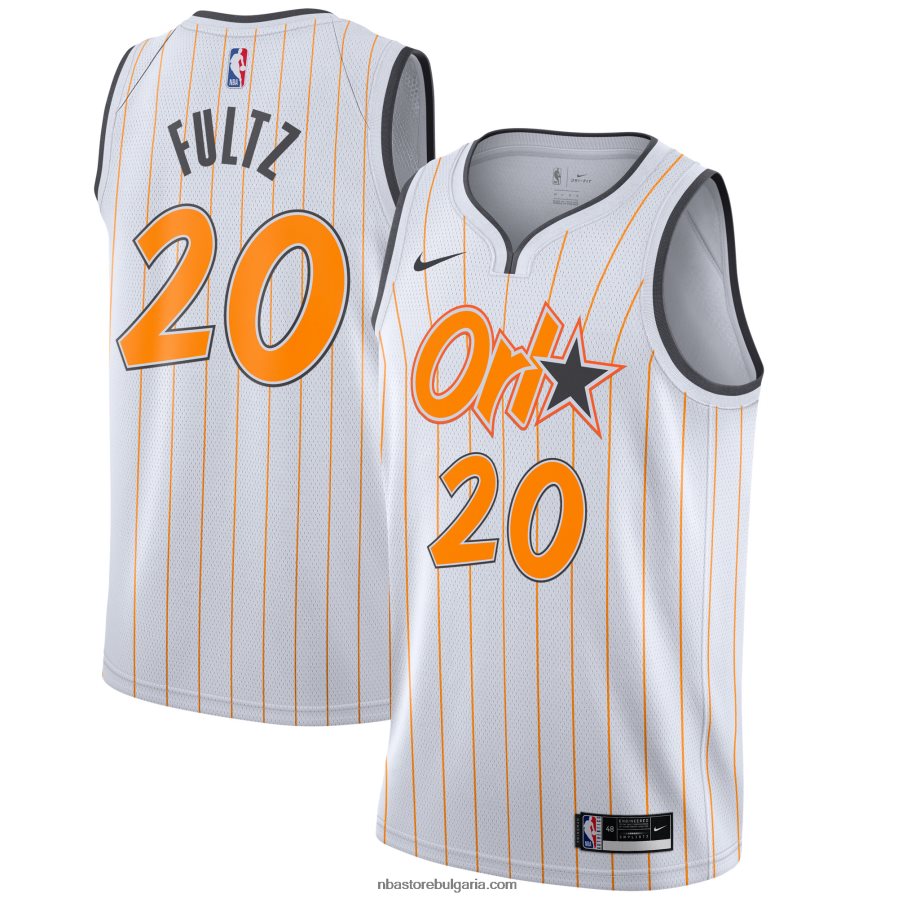 NBA JZ8F0218532 orlando magic markelle fultz бяла фланелка nike swingman