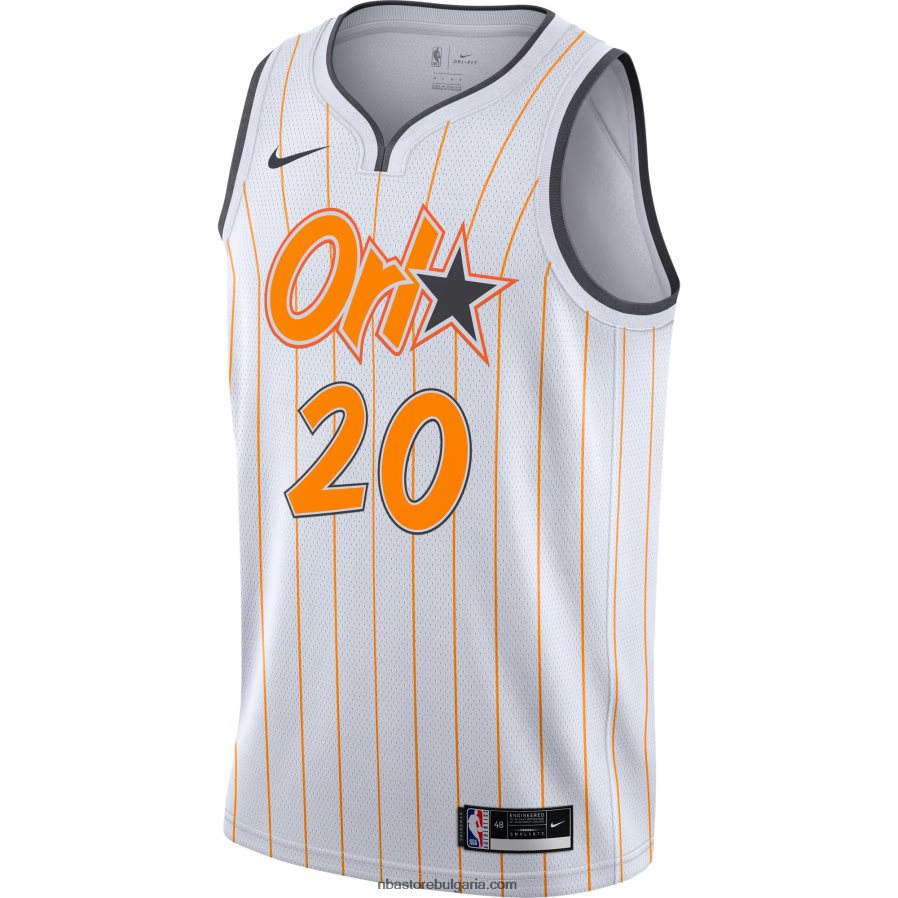 NBA JZ8F0218532 orlando magic markelle fultz бяла фланелка nike swingman