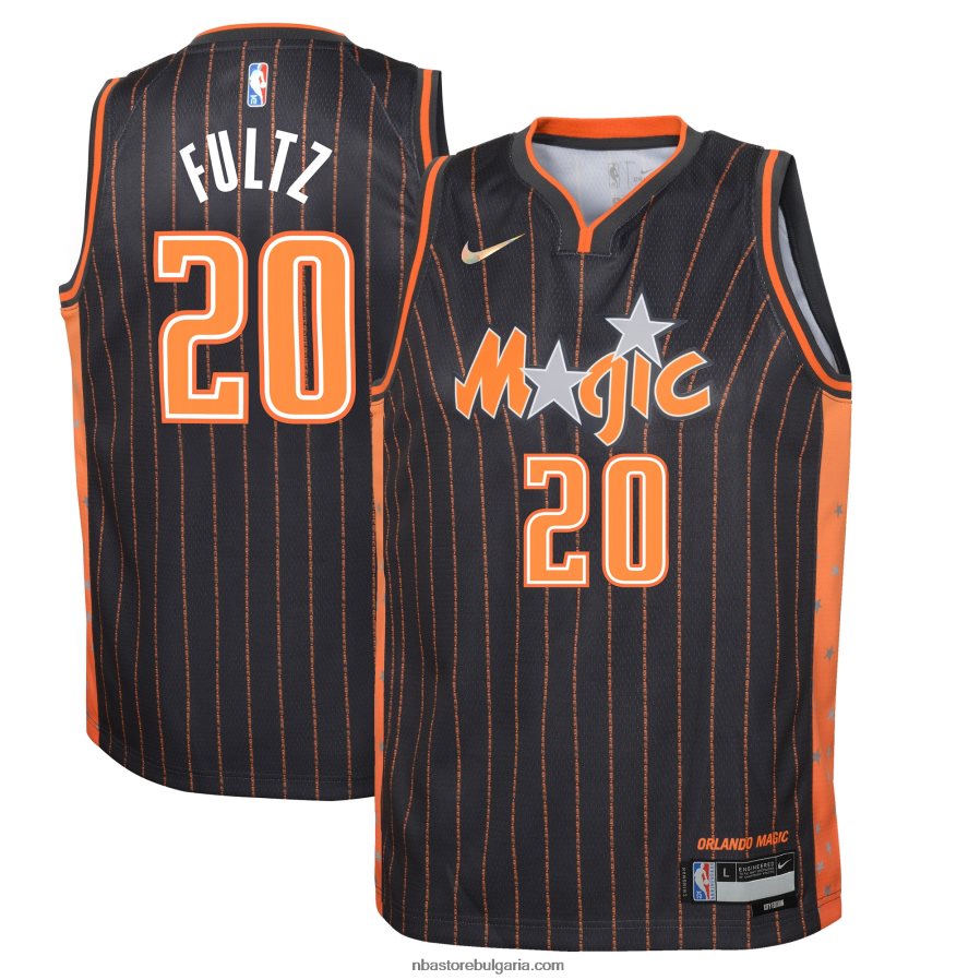 NBA JZ8F0218587 orlando magic markelle fultz nike anthracite swingman jersey