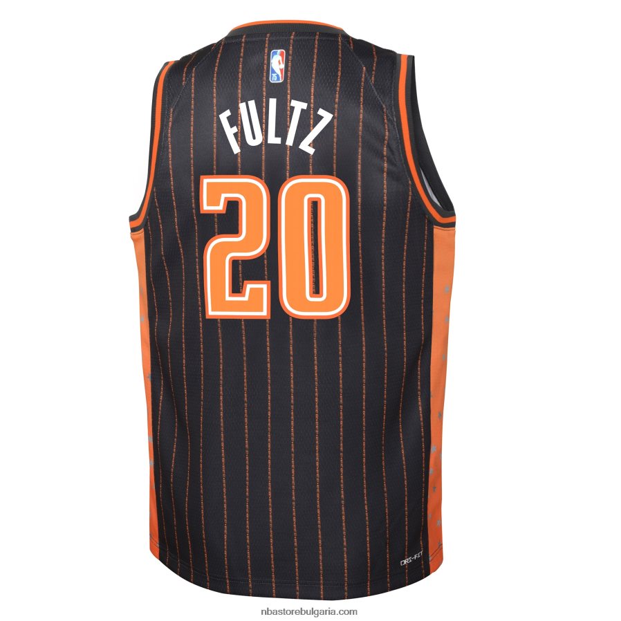 NBA JZ8F0218587 orlando magic markelle fultz nike anthracite swingman jersey