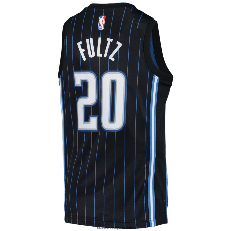 NBA JZ8F0219351 orlando magic markelle fultz черна фланелка nike swingman