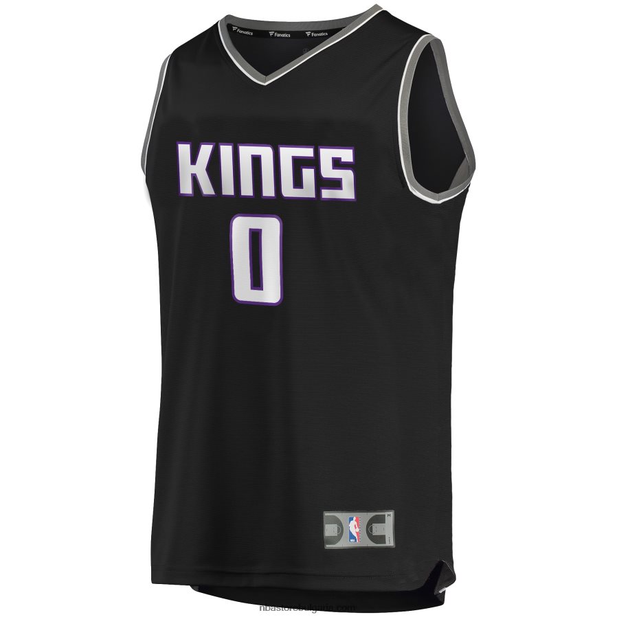 NBA JZ8F0219781 sacramento kings trevor ariza black fast break replica фланелка на играч