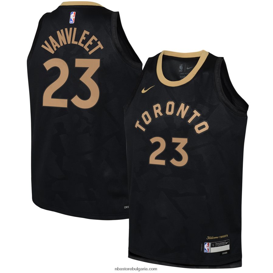 NBA JZ8F0217685 торонто раптърс фред ванвлийт nike черна фланелка swingman