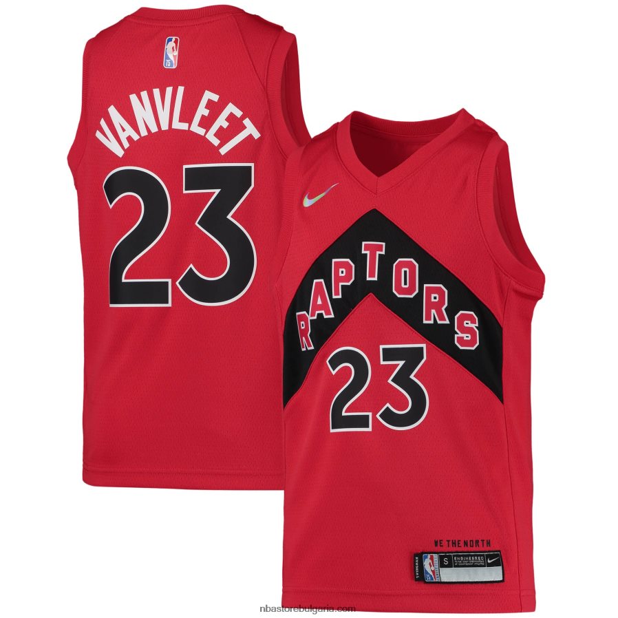NBA JZ8F0218469 торонто раптърс фред ванвлийт трико nike red diamond swingman