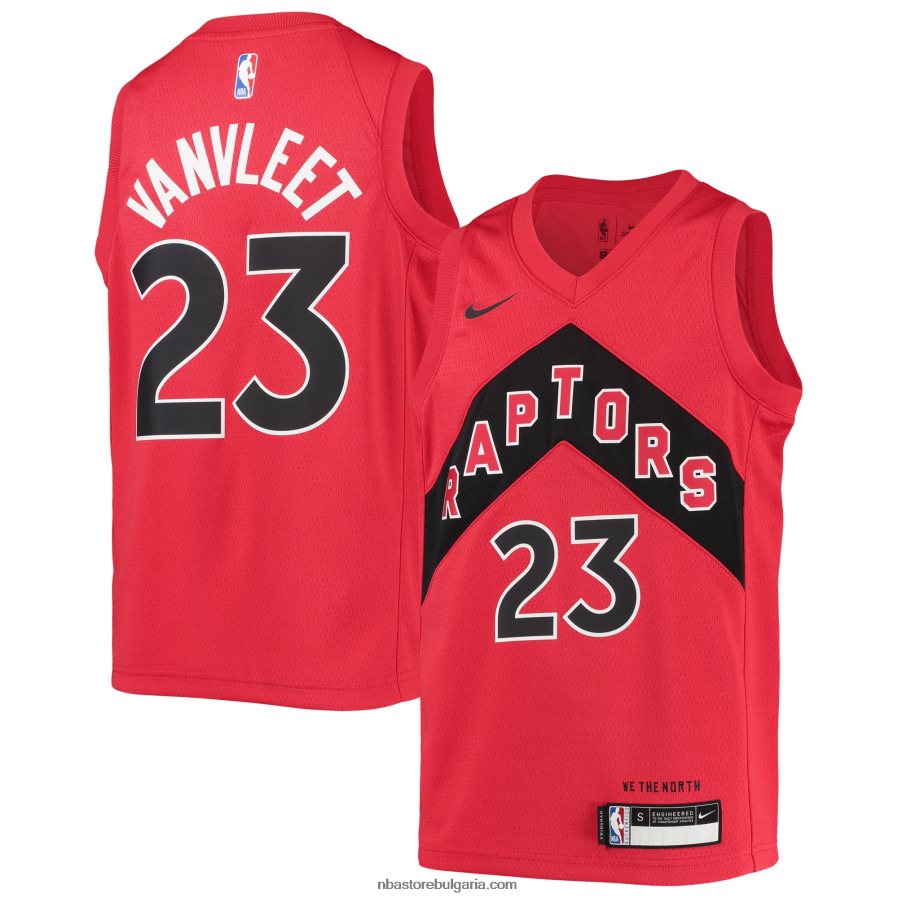 NBA JZ8F0218682 торонто раптърс фред ванвлийт nike червена фланелка swingman