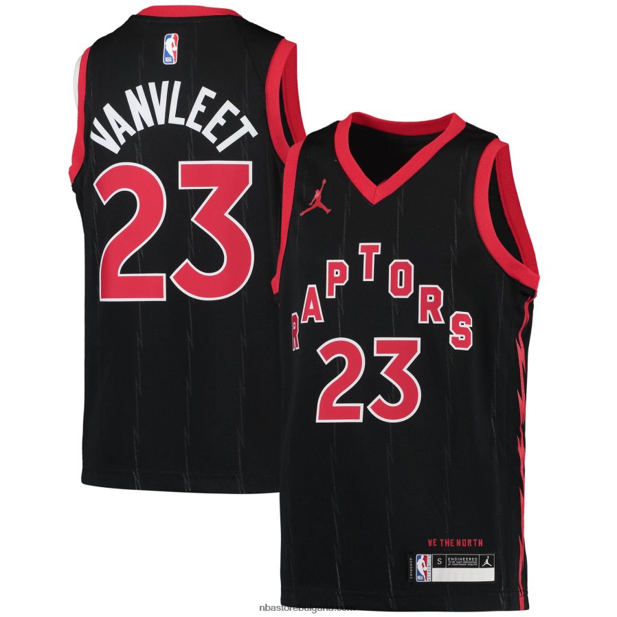 NBA JZ8F0219914 торонто раптърс фред ванвлийт джордан марка черен играч фланелка