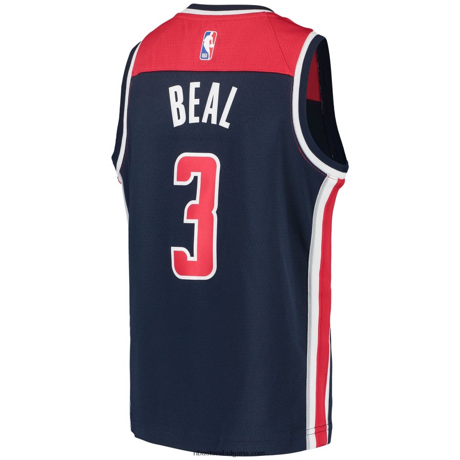 NBA JZ8F0217565 washington wizards bradley beal jordan brand blue swingman фланелка