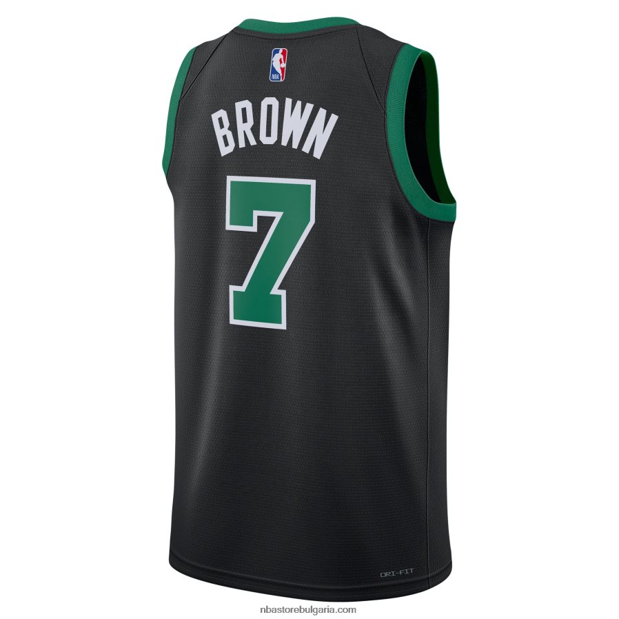 NBA JZ8F0214 boston celtics jaylen brown jordan brand black swingman фланелка
