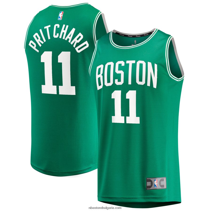 NBA JZ8F021903 Бостън Селтикс Пейтън Причард Кели Грийн файст брейк реплика на фланелка