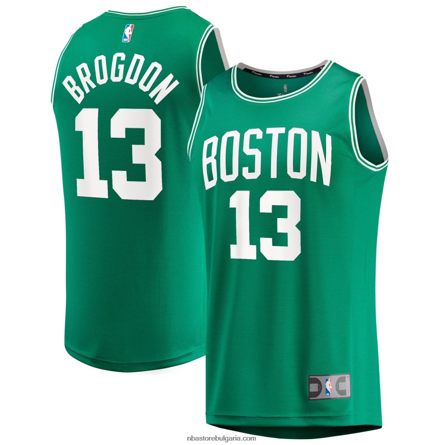 NBA JZ8F022056 Бостън Селтикс Малкълм Брогдън Кели Грийн файст брейк реплика на фланелка