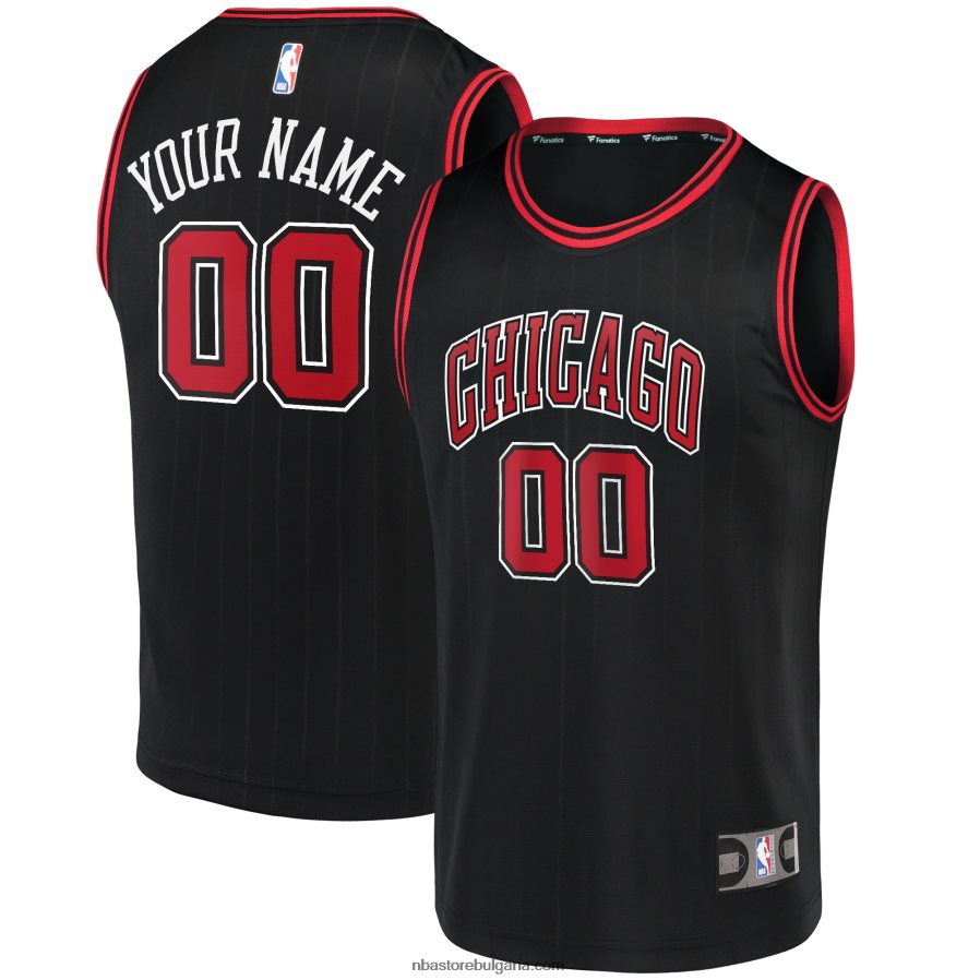 NBA JZ8F0282 реплика на chicago bulls black fast break по поръчка
