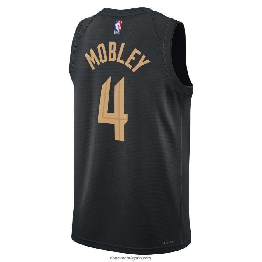 NBA JZ8F022018 cleveland cavaliers evan mobley jordan brand black swingman фланелка