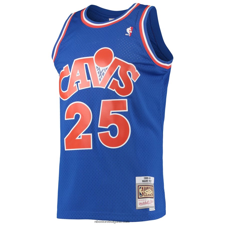 NBA JZ8F023369 cleveland cavaliers mark price mitchell & ness blue 1988-89 hardwood classics swingman фланелка
