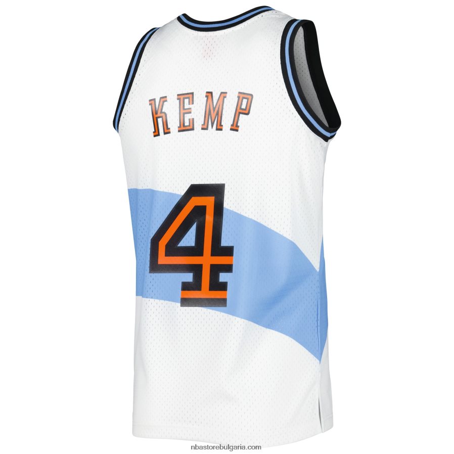 NBA JZ8F024311 mitchell & ness shawn kemp white cleveland cavaliers hardwood classics swingman фланелка