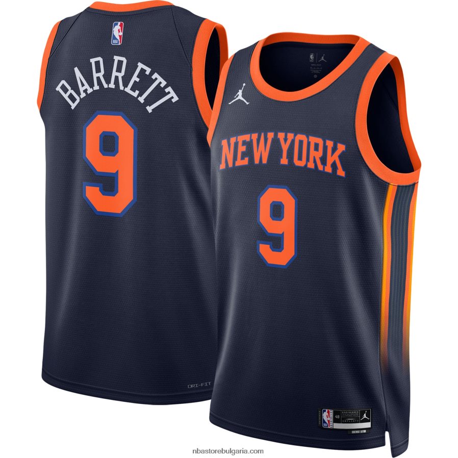 NBA JZ8F02621 new york knicks rj barrett jordan brand swingman трико