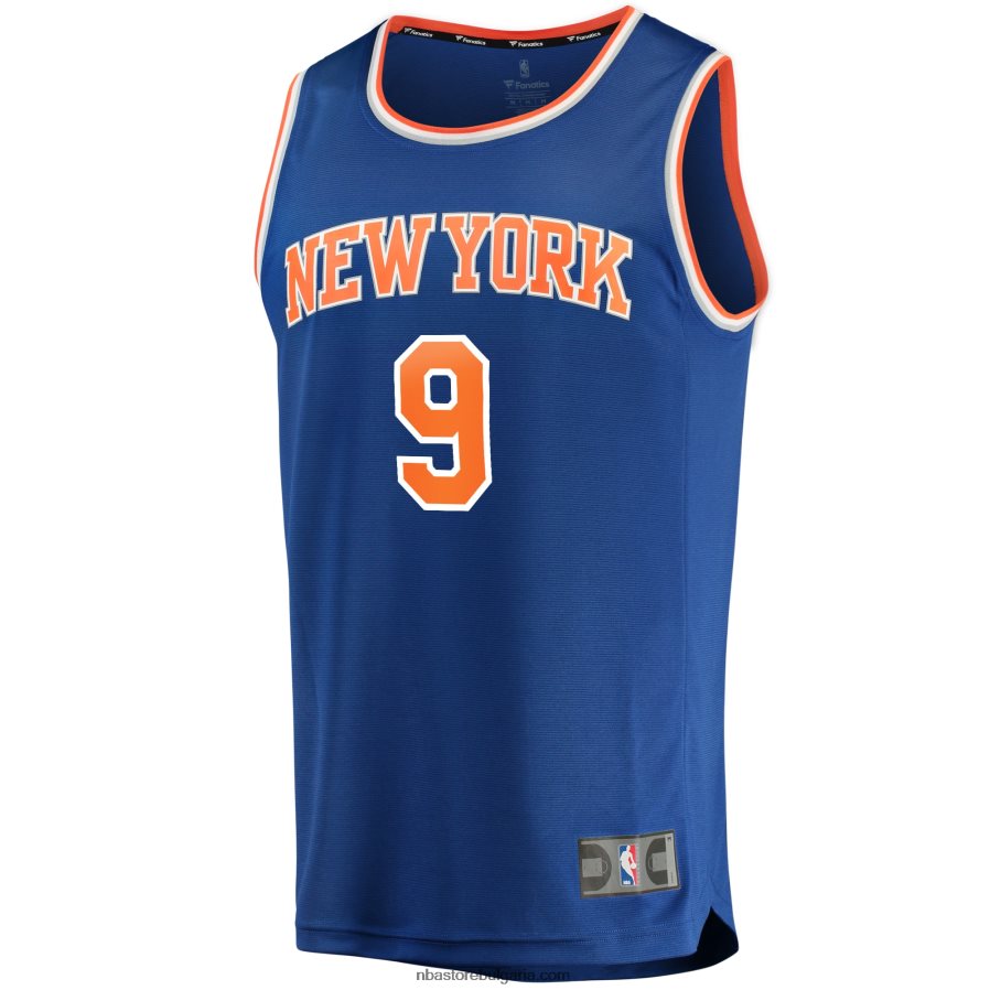 NBA JZ8F02630 new york knicks rj barrett royal fast break реплика на фланелка