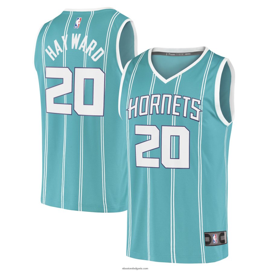 NBA JZ8F027660 Шарлът Хорнетс Гордън Хейуърд Тил файст брейк реплика на фланелка