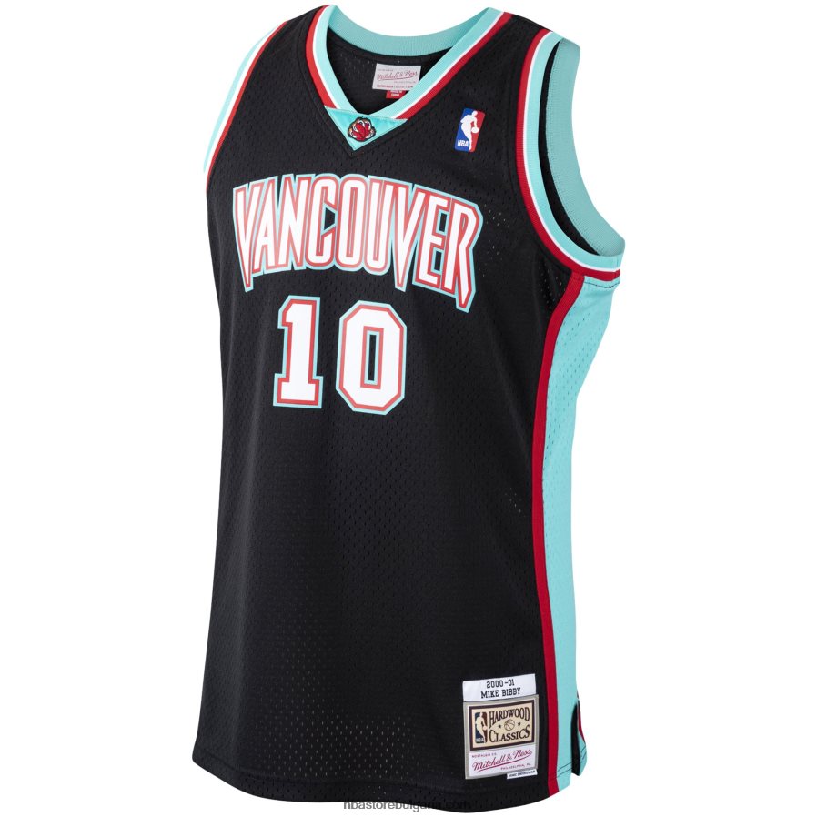 NBA JZ8F021895 vancouver grizzlies mike bibby mitchell & ness black hardwood classics swingman фланелка