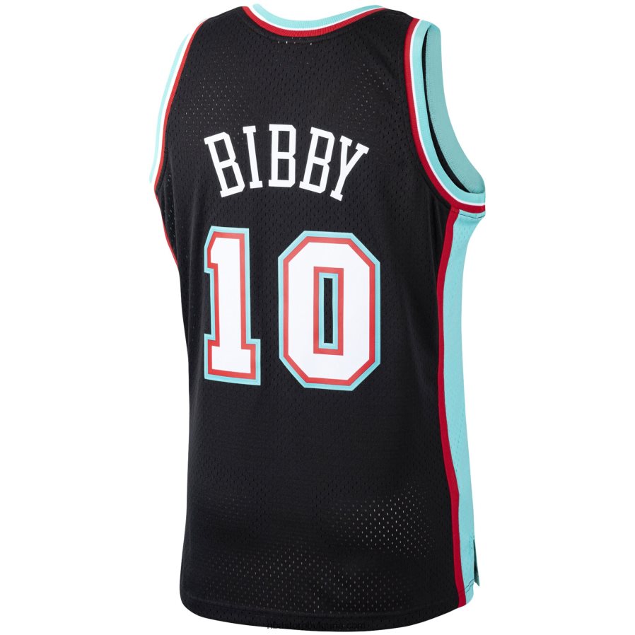 NBA JZ8F021895 vancouver grizzlies mike bibby mitchell & ness black hardwood classics swingman фланелка