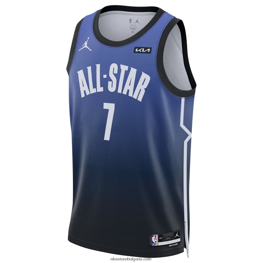 NBA JZ8F02595 kevin durant jordan brand blue all-star game swingman фланелка