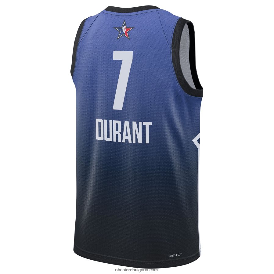 NBA JZ8F02595 kevin durant jordan brand blue all-star game swingman фланелка
