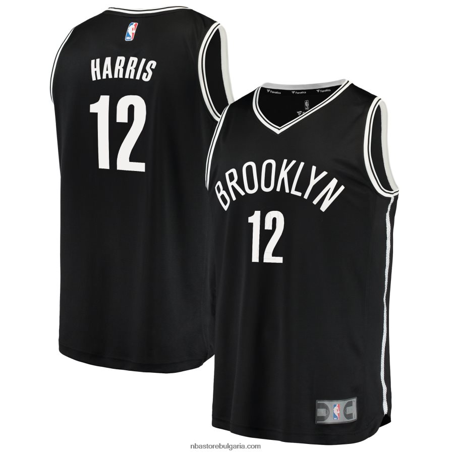 NBA JZ8F028035 бруклин нетс джо харис черен бърз брейк реплика на фланелка на играч