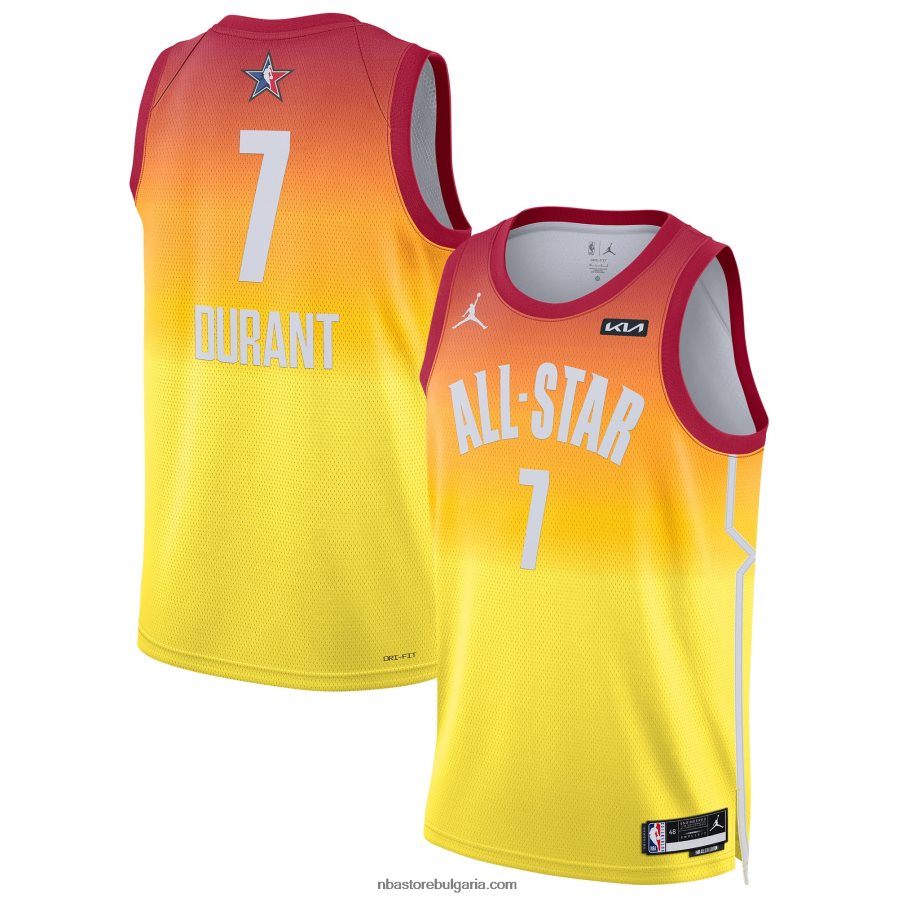 NBA JZ8F02917 kevin durant jordan brand orange all-star game swingman фланелка