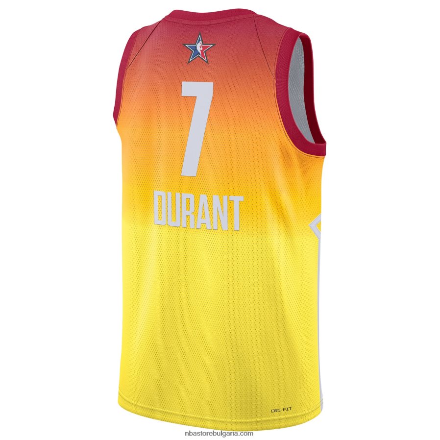 NBA JZ8F02917 kevin durant jordan brand orange all-star game swingman фланелка
