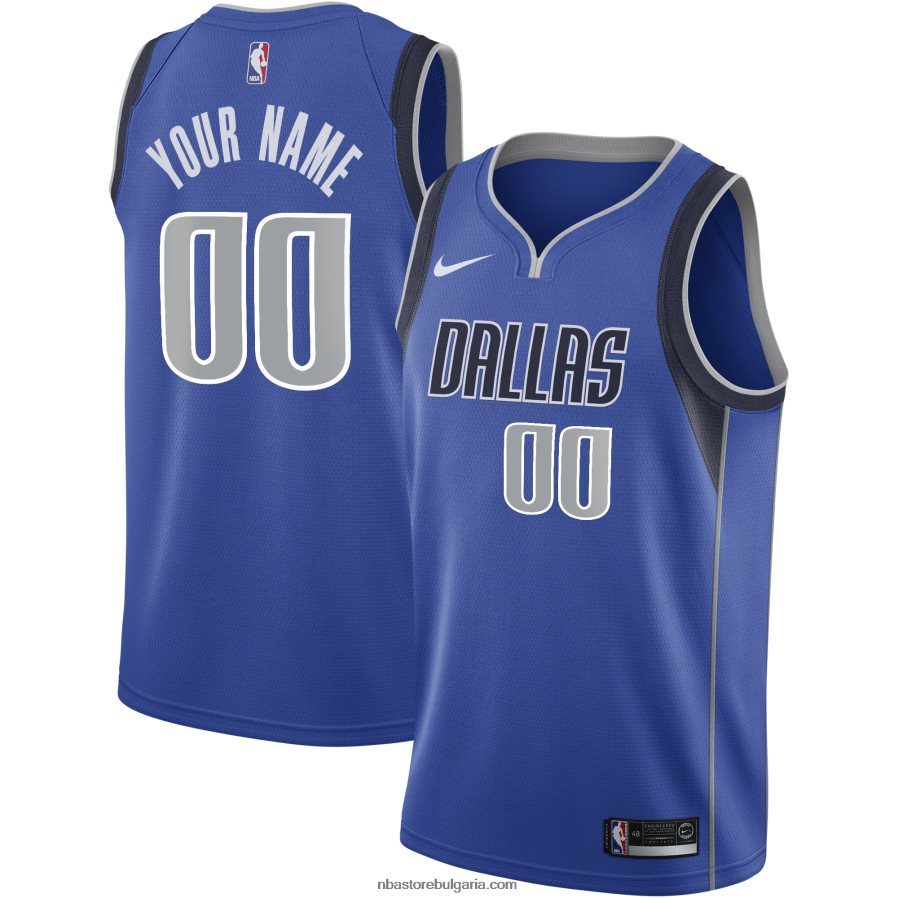 NBA JZ8F025585 dallas mavericks nike blue swingman по поръчка фланелка
