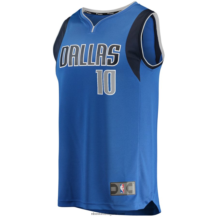 NBA JZ8F026908 dalas mavericks dorian finney-smith blue fast break реплика на фланелка